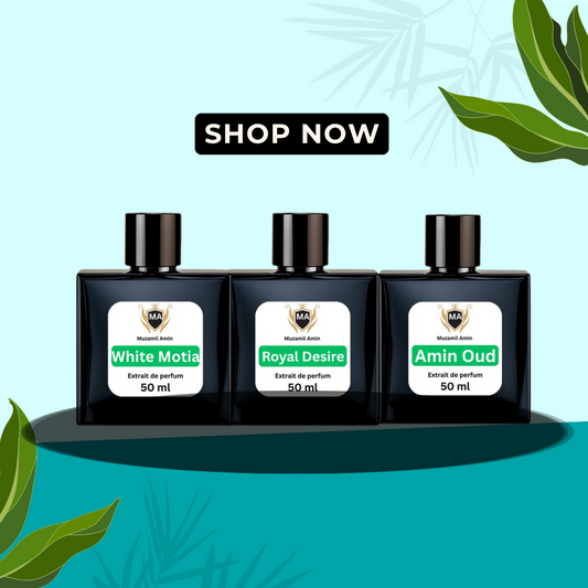 Golden Deal/ Amin Oud/ Royal Desire/ White Motia/ 40% Off/ Muzamil Amin